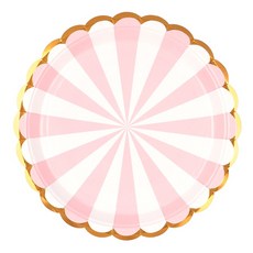 스트라이프 파티 컵 10개입 1세트 홈파티 테이블웨어 생일파티소품, 핑크 / 파티컵 10입, 1개