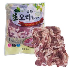 1kg 오리슬라이스 오리로스 오리주물럭 양념 무양념 옵션선택, 1세트, 1. 생오리 슬라이스 1kg