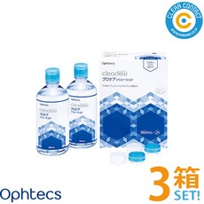 OPHTECS 옵텍스 클리어듀 프로 케어 솔루션 3박스 (1박스 360ml 2개), 3박스 (1박스 360ml x 2개)개