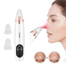 피지 제거 3 In 1 Blackhead Remover 진공 흡입 안면 피부 관리 여드름 블랙 헤드 제거 모공 클리너 USB 충전식 미용 기계 45|가정용 기기, 01 MR447Z No logo