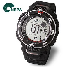 [네파] NEPA 전자 방수 군인시계 N308-BW 아웃도어시계
