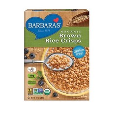 Barbara's Bakery Organic Brown Rice Crisps Cereal -- 10 Barbara's Bakery 유기농 현미 크리스프 시리얼 -- 10온스 - 2, 1개, 283g