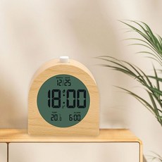 비엘와이 비엘와이 BLnY_DTC01 우드 탁상 알람 전자 시계 디지털 무소음 인테리어 BLnY