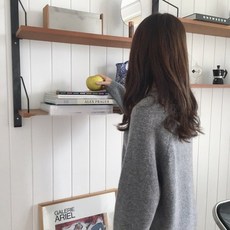 다이나토리 데일리 라운드넥 니트 롱 원피스 3color