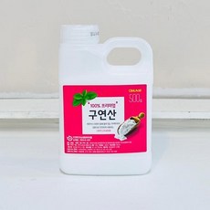구연산 가성소다 과탄산 구연산수 흰옷 빨래 베이킹소다 감동 500g, 1개, 상세페이지 참조