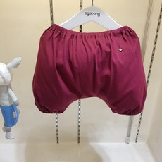 아가방 초특가 여름베이비페어! 허리 주름이 총총총 드레이프한 호박 반바지! 깊은 와인컬러도 세련미 뿜뿜 베이비 너 맘대로 신나게아가바 입어도 마미는 걱정 1도안해 반바지!