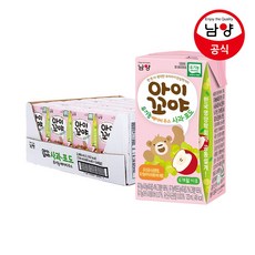 아이꼬야 베이비주스 사과*포도 120ml 24팩, 1box