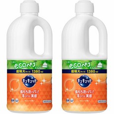 큐큐트 리필용 1380ml×2개 세트 キュキュット つめかえ用 1380ml×2個セット, 2개