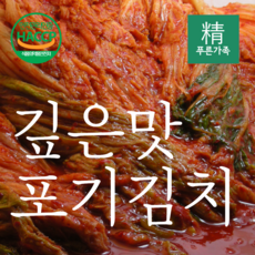 포기김치 10kg 익을수록 맛있는 푸른가족 빛채울 김치, 1개
