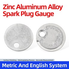 없음 점화 플러그 갭 게이지 측정 도구 코인 타입 0.5-2.5/.020-1 인치 mm 범위 캘리버 1 개 1pc, 1개 - 스쿠버코인게이지
