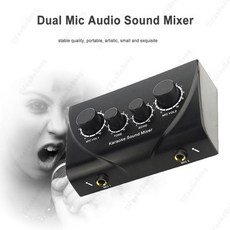 DJ장비 사운드 앰프 및 믹서 마이크용 마이크 믹서 가라오케 휴대용 입력 시스템 오디오 EU/US 듀얼 전문, 1개, EU