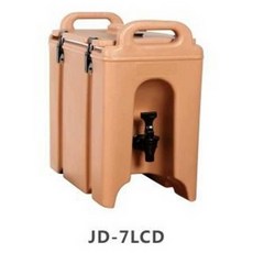 딜리버리 커피통 커피케이터링 행사 음료 갈색, 6L 음료통 베이지