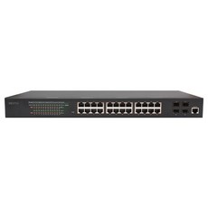 이지넷 NEXT-POE5444L2-SFP 24포트 기가비트 PoE 스위칭허브 (370W) L2 스위치