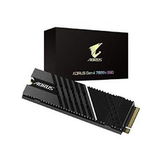 기가바이트 AORUS 4세대 7000s SSD 1TB PCIe 4.0 NVMe M.2 나노카본 코티드 알루미늄 졸업선물 학생선물, GP-AG70S1TB- 1TB Gen4 SSD, 히트싱크