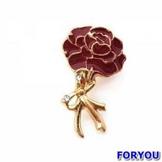 리본카네이션브로치