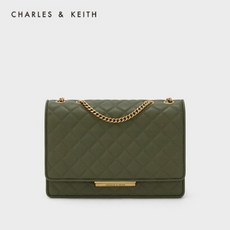 CHARLES KEITH 찰스앤키스 여성 아가일 체인 숄더 겨드랑이백 CK2-20680966-2
