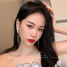 24k로즈플라워귀걸이