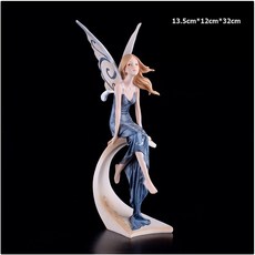 cs mall 장식용 나비 천사 피규어 LZ940, 낙옆