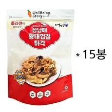 삼남매 바삭 황태껍질튀각 부각 명식품 80g X 15봉, 15개