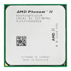 AMD Phenom II X4 945 쿼드 코어 CPU 프로세서 소켓 AM3 95W 30GHz 6MB