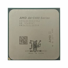 파워딜 AMD A6-Ses A6 5400 3.6 GHz 듀얼 코어 CPU 프로세서 AD540BOKA23HJ / 소켓 FM2, 한개옵션0