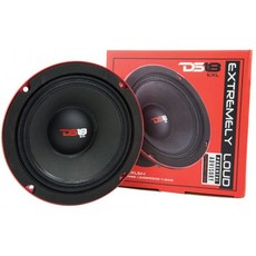 DS18 PRO-EXL64 라우드스피커 - 6.5인치 미드레인지 적색 알루미늄 탄환 600W Max 300W RMS 4Ω 페라이트 자석 - 차량 오, 단일옵션
