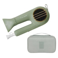 JMW 에어플립 BLDC 접이식 드라이기 MCF5A01A 1700W + 휴대용 파우치 세트 민트