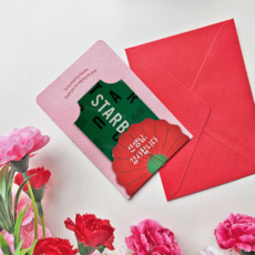 스승의날 선생님 감사합니다 기프트카드 홀더 봉투 포장, 카네이션 미니 홀더, 3개 카네이션 미니 홀더, 3개