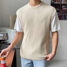 남성여름니트조끼