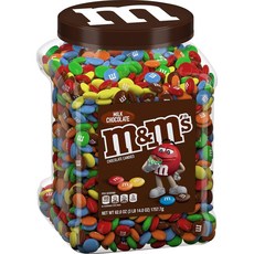 엠앤엠즈 밀크 초콜릿 캔디 잘 62oz(1.75kg) M&M'S Milk Chocolate Candies Jar, 1.758kg, 1개