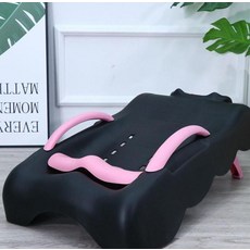아동용 머리 감는 의자 침대 가정용 접을 수 있는 편하게 아이 샴푸, 요석 블랙 파우더 핸들에 도톰한 5단 조절 Y