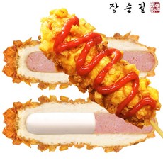 (주)장순필푸드 감자핫도그 + 소시지반 모짜렐라치즈반 반반핫도그, 10개, 110g