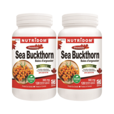 (2팩 할인세트) 뉴트리돔 씨벅톤 120캡슐 비타민나무 시벅톤 Sea buckthorn N202