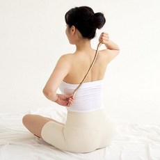  놋향 놋향 50cm 프리미엄 유기 바디 롱 괄사, 슬리밍 마사지 오일 30ml 증정 