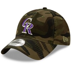 [미국정품] 315801 스냅백 캡모자 MLB [콜로라도 로키스] 뉴에라 Core Classic 9TWENTY Adjustable Hat - Camo