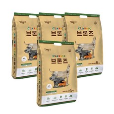 도그랑 클래식 브론즈 전연령 5kg 중소형견 사료, 4개, 닭 - 도그랑