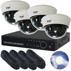 cctv4대녹화기1대