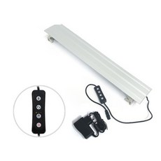칸후 MD-300 실버 어항 LED 조명 / 디밍스위치 일체형 알루미늄 수조 등커버, 1개