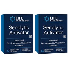 라이프 익스텐션 Life Extension Senolytic Activator 세놀리틱 엑티베이터 베지캡슐 24정 2팩, 2개