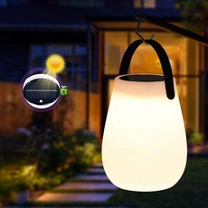 야외 LED 감성캠핑랜턴 탁상 USB 충전식 배터리 무선 PE 테이블 램프 핸들 포함, cylindrical, solar  USB remote