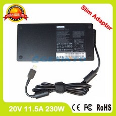 [해외] 슬림 AC 어댑터 20V 11.5A 230W 레노버 LEGION Y9IKB Y917ISK Y91017ISK PA123112LA ADL230NDC3A, 상세내용표시