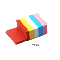 종이접기 삼각 백조 전용지 컬러 직사각형 diy재료 훈련, 기본, T04-일상 오색 500장(4x6)