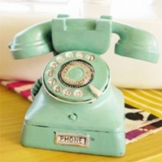 엔틱다이얼전화기