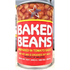 이태리산 베이크드빈스 400gX4캔 영국식 아침식사 스크램블에그 콩스튜, 400g, 4개