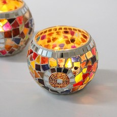 모자이크캔들홀더