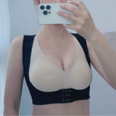 리아모르 등살보정 부유방 벌어진 자세교정브라 모아주는 새가슴 처진 가슴 앞후크브라 (M- 3XL까지)