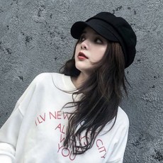 차밍몰 팔각 브레드 헌팅캡(S1373-블랙)베레모 빵모자