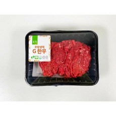 축협G한우 샤브용 100g 0.2X6X7cm 1등급 풀스쿡 냉장, 1개