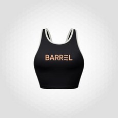 배럴 BARREL 우먼 바이브 하프 브라탑 블랙 B4SWWBR006BLK 390366