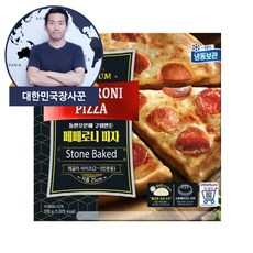 대한민국장사꾼 오뚜기 페페로니 피자 376g, 1개